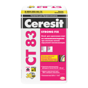 Клей для крепления плит CeresitCT 83 25 кг